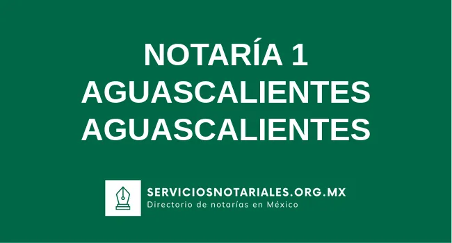 Notaría 1 de localidades(localidad) localidades(estado)