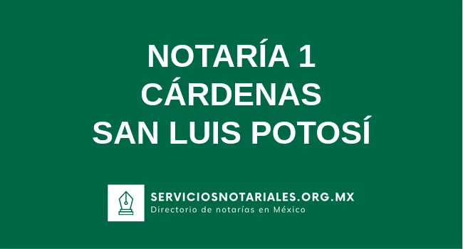 Notaría 1 de 