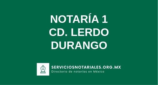 Notaría 1 de 