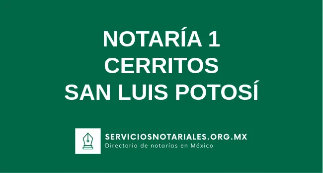 Notaría 1 de 