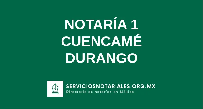 Notaría 1 de 