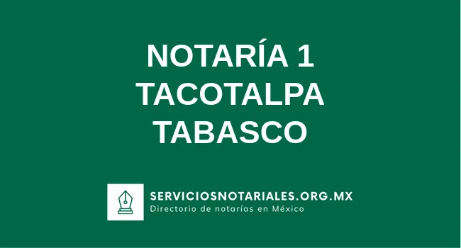Notaría 1 de 