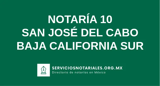 Notaría 10 de Meoqui Chihuahua