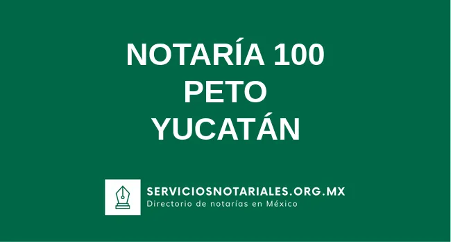 Notaría 100 de