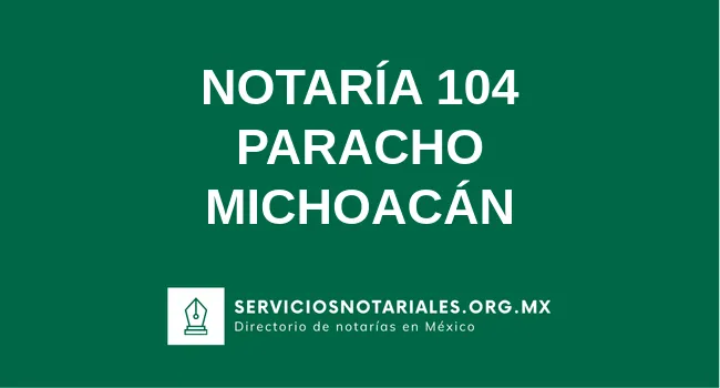 Notaría 104 de 