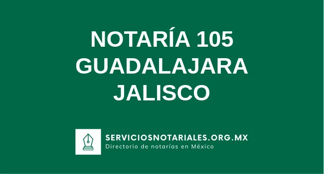 Notaría 105 de localidades(localidad) localidades(estado)