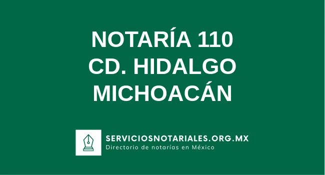Notaría 110 de 