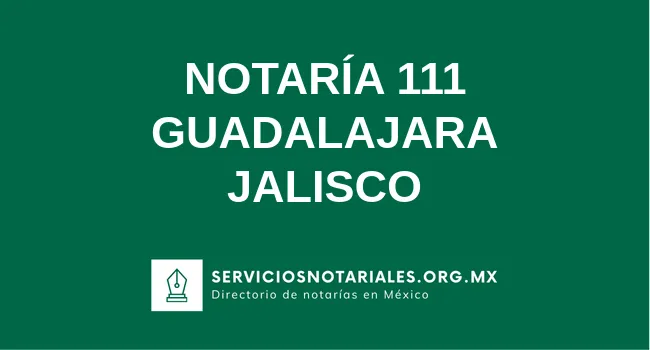 Notaría 111 de localidades(localidad) localidades(estado)