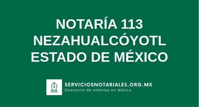 Notaría 113 de