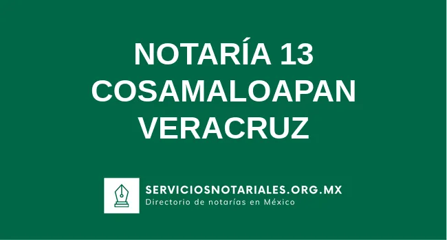 Notaría 13 de localidades(localidad) localidades(estado)