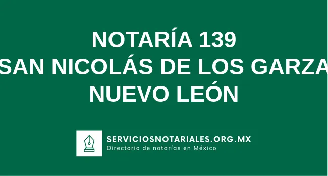 Notaría 139 de 