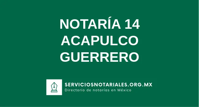 Notaría 14 de localidades(localidad) localidades(estado)