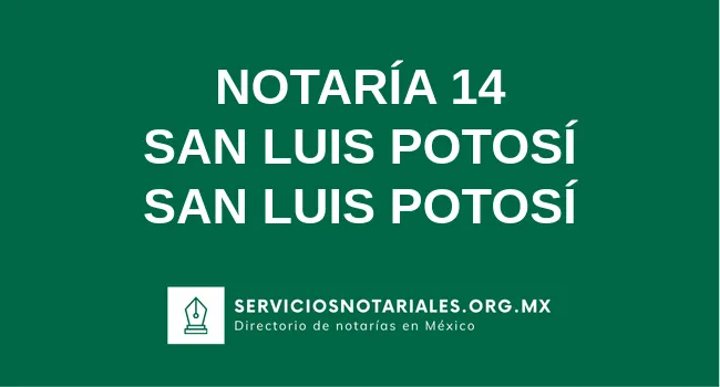 Notaría 14 de 