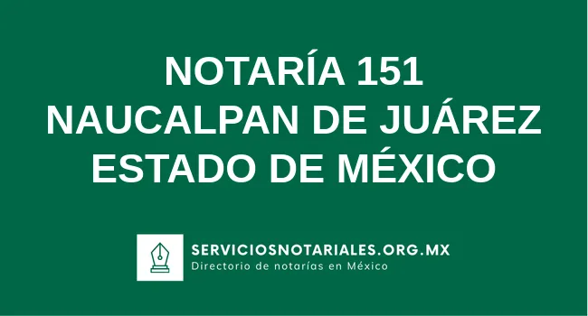 Notaría 151 de 