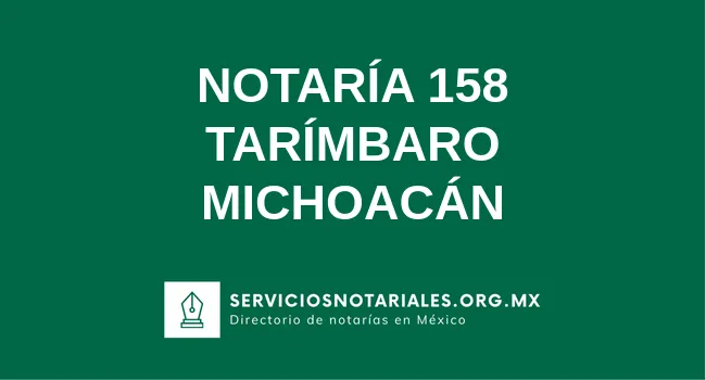 Notaría 158 de 