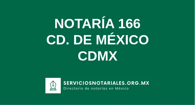 Notaría 166 de