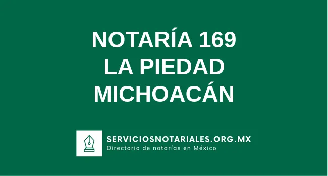 Notaría 169 de