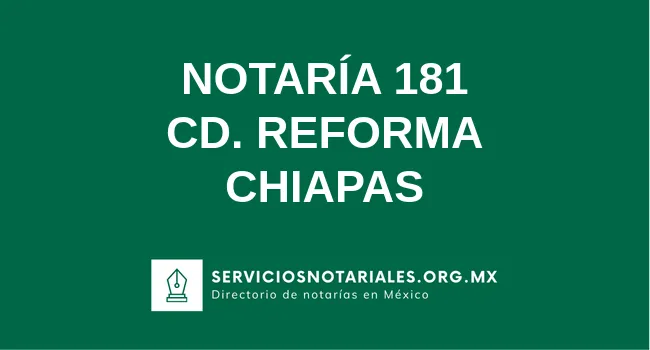 Notaría 181 de Huanimaro Guanajuato