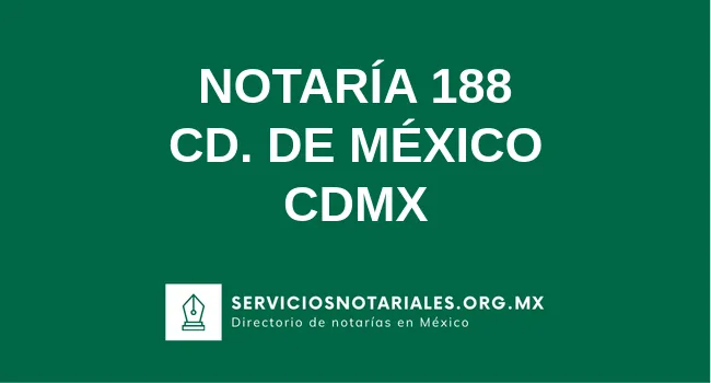 Notaría 188 de