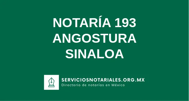 Notaría 193 de