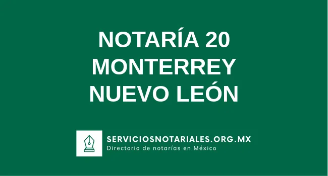 Notaría 20 de