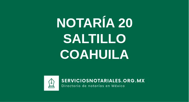 Notaría 20 de