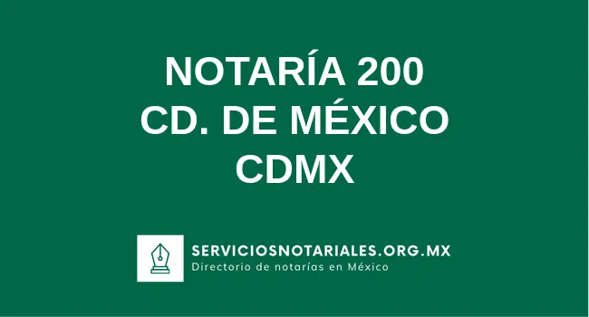 Notaría 200 de 