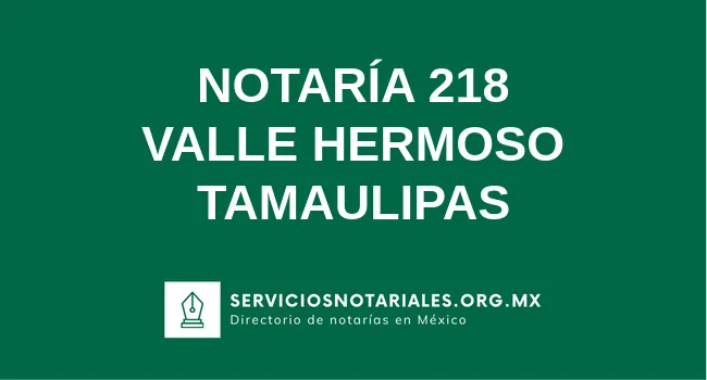 Notaría 218 de