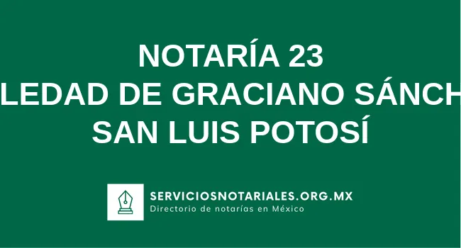 Notaría 23 de 
