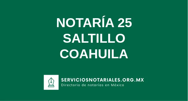 Notaría 25 de 