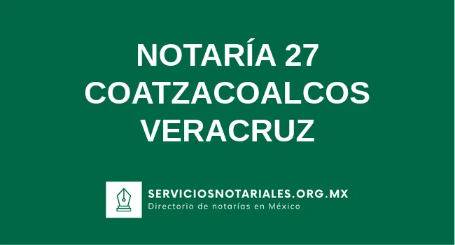 Notaría 27 de localidades(localidad) localidades(estado)