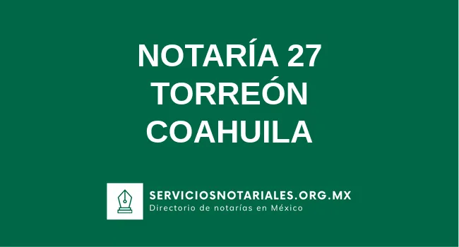 Notaría 27 de