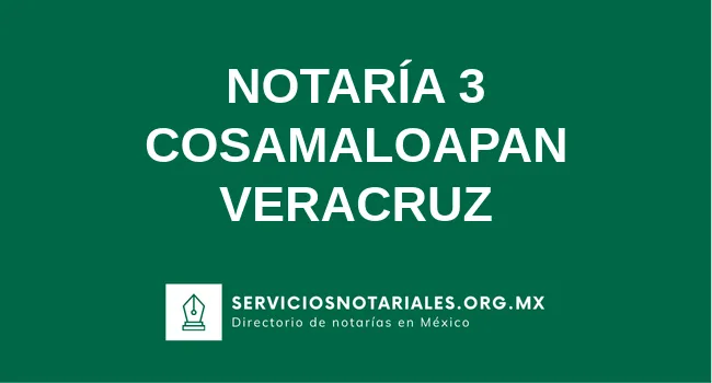 Notaría 3 de localidades(localidad) localidades(estado)
