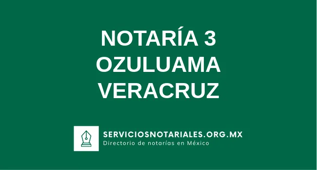 Notaría 3 de localidades(localidad) localidades(estado)
