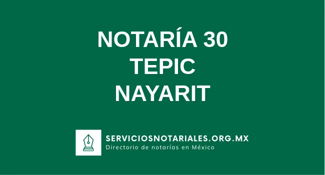 Notaría 30 de localidades(localidad) localidades(estado)