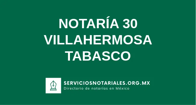 Notaría 30 de 