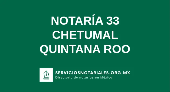Notaría 33 de 