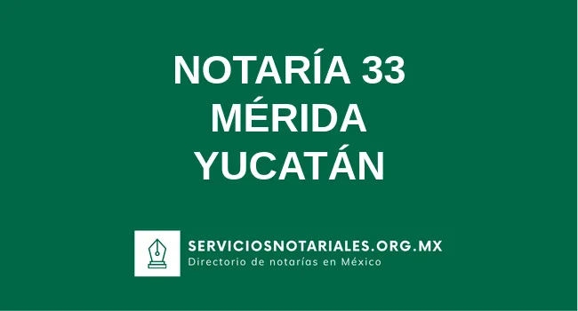 Notaría 33 de 