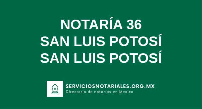 Notaría 36 de 