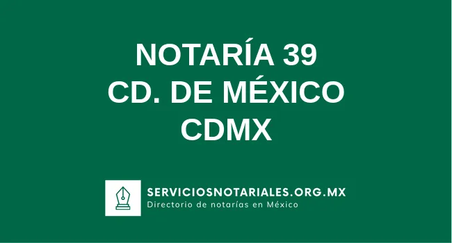 Notaría 39 de