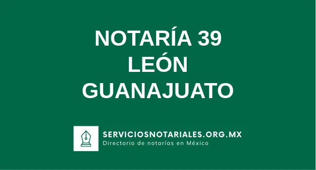 Notaría 39 de 