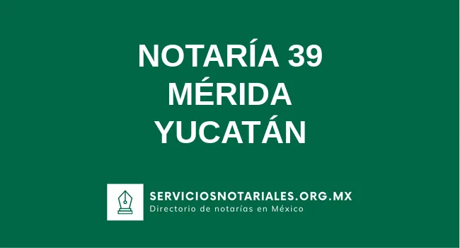 Notaría 39 de 