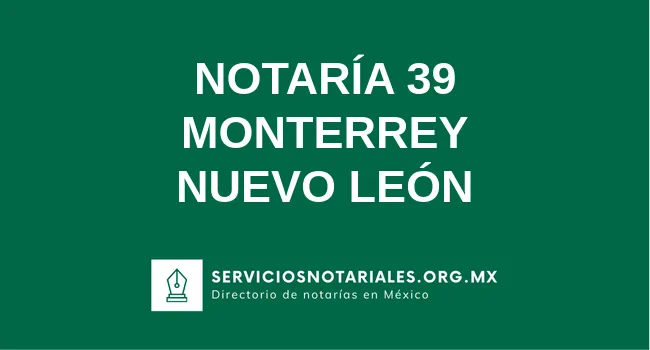 Notaría 39 de 