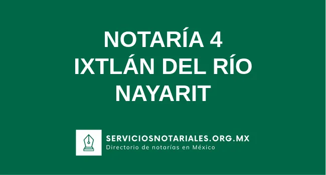 Notaría 4 de localidades(localidad) localidades(estado)
