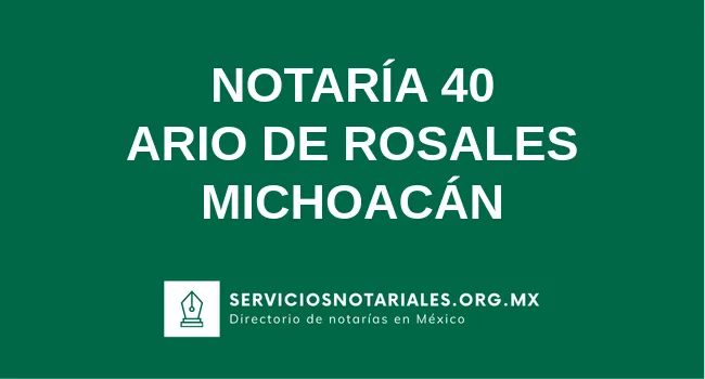 Notaría 40 de 