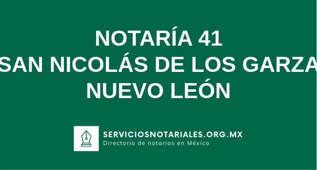 Notaría 41 de 