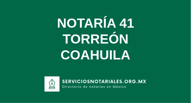Notaría 41 de 
