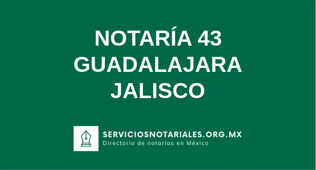 Notaría 43 de localidades(localidad) localidades(estado)
