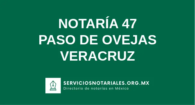 Notaría 47 de localidades(localidad) localidades(estado)