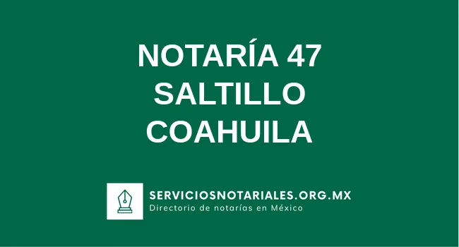 Notaría 47 de 